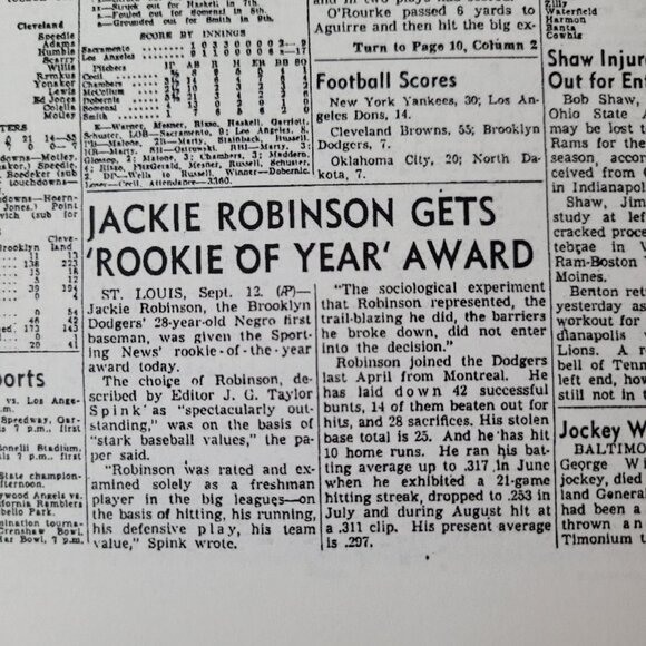 Los Angeles Dodgers History Book Presented To Dave MacMillan By Los Angeles Time - Picture 8 of 16